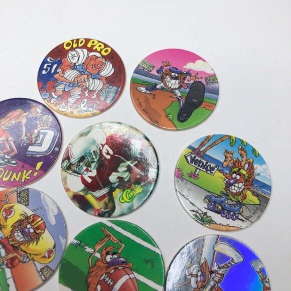 14 Assorted Sports Theme POGS - Picture 3 of 5
